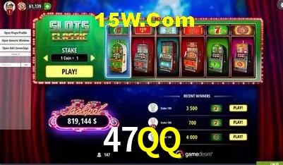 Sessão de jogo em andamento no aplicativo 47QQ para Android